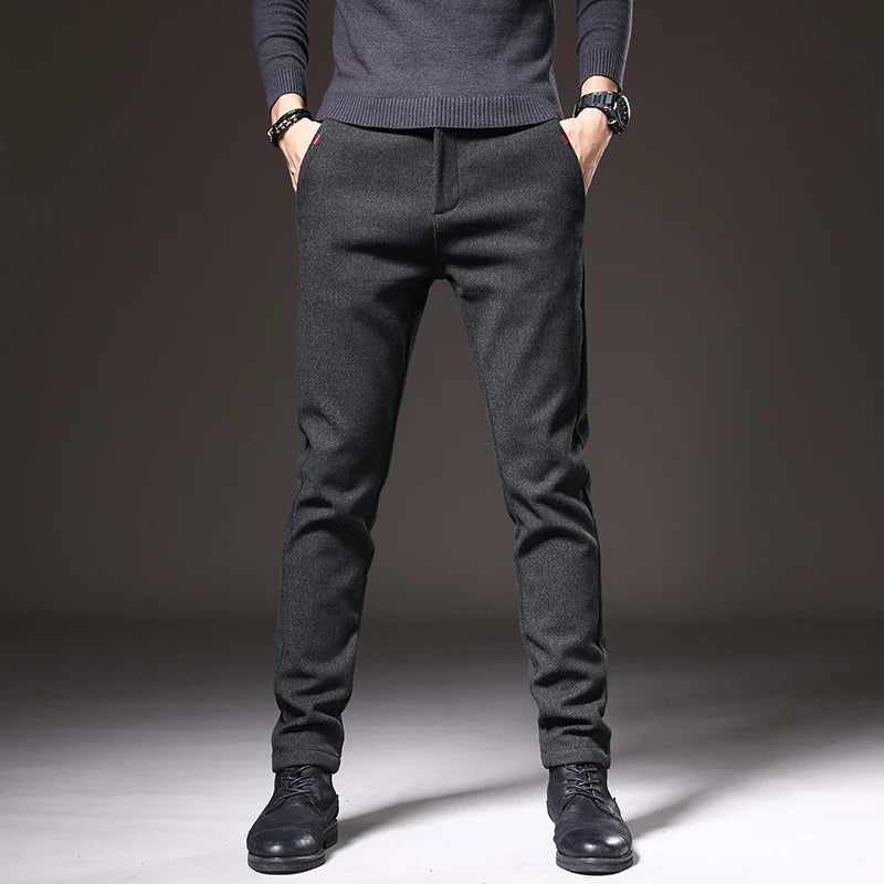 Winter New Men's Casual Slim Fit Pants