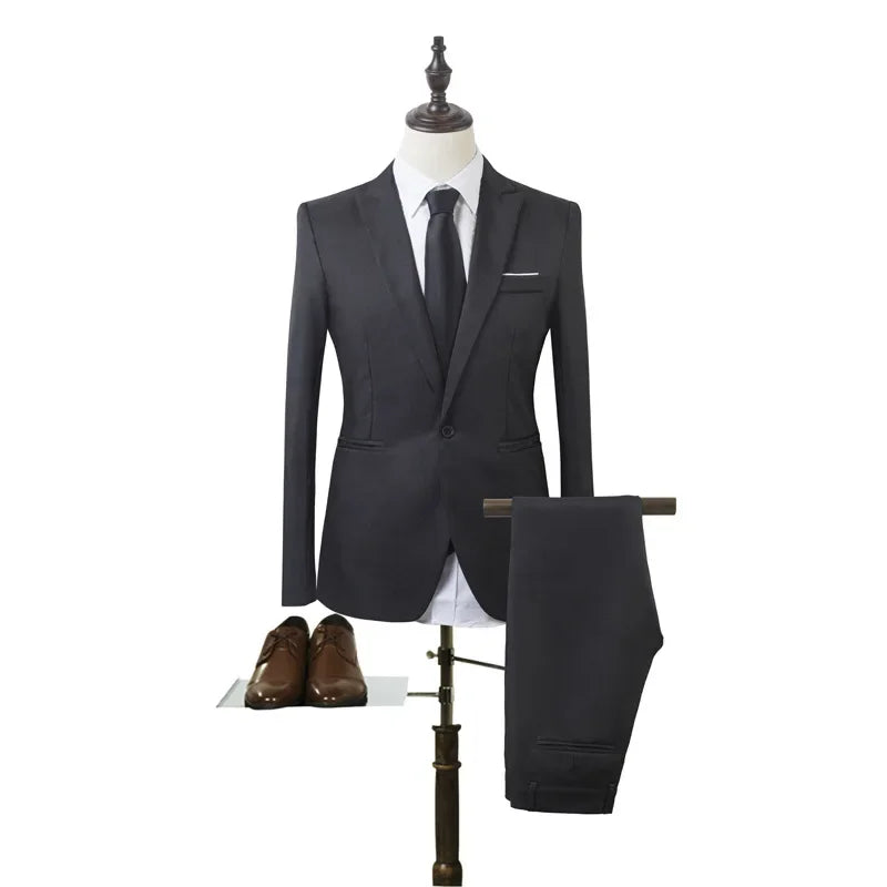 Shop Stylish Men's Business Slim Suit