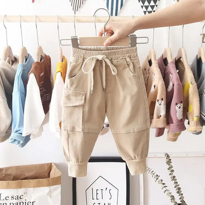 New Cotton Cargo Pants for Boys 2-6 Years