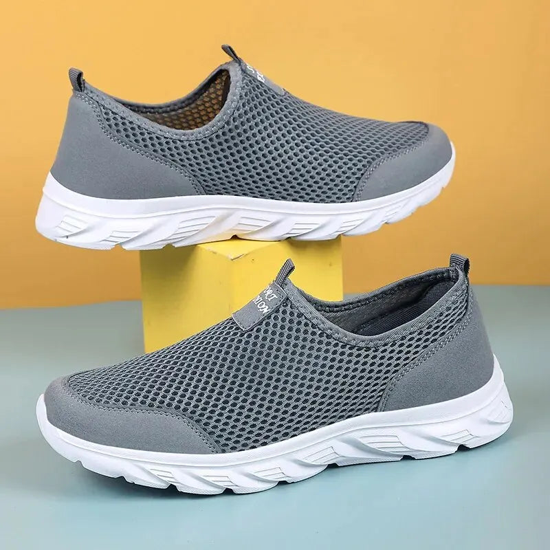 Summer Mesh Men Shoes Lightweight Sneakers Men Fashion Casual Walking Shoes Breathable Mens Loafers - Mozarto Enterprise