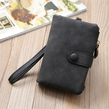 Leather Women Wallets Coin Pocket Hasp Card Holder Money Bags Casual Long Ladies Clutch Phone Purse 8 Color - Mozarto Enterprise