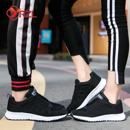 YRZL Women's Sneakers 2024 New Fashion Breathable Trainers Comfortable Sneakers Men Tennis Shoes Unisex Sneakers Women Shoes