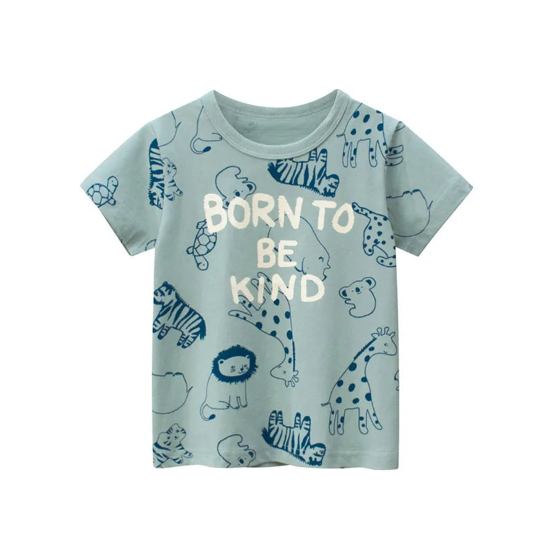 Buy Summer Children's Letter Print T-shirt