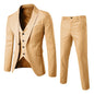 Men’s Slim 3 Piece Suit | Jacket Vest & Pants