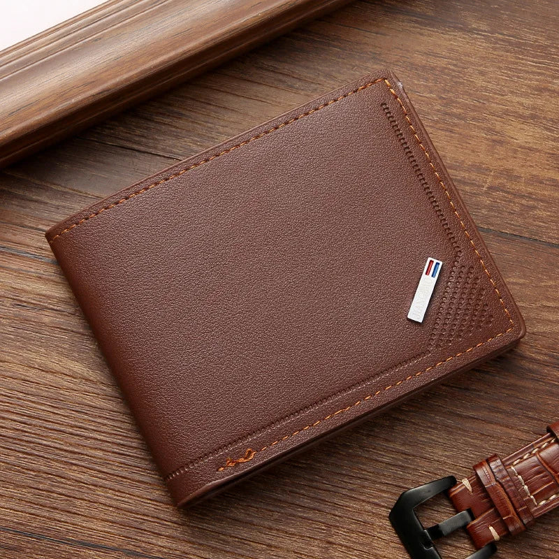 Buy Men's Fashionable Slim Leather Wallet