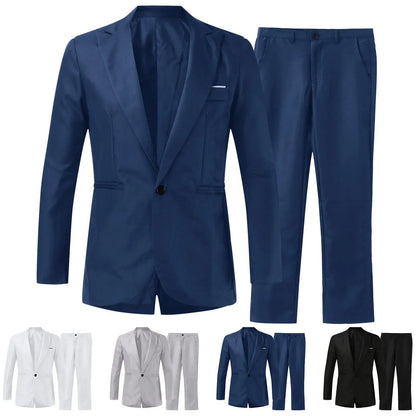 Men's Elegant 3-Piece Wedding Suit Set