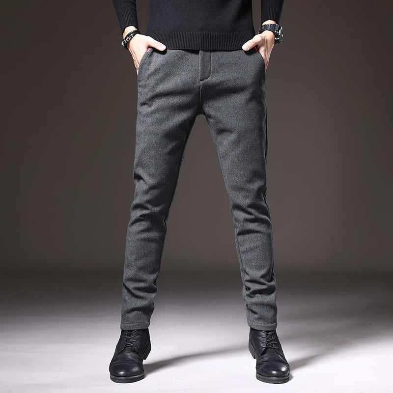 Winter New Men's Casual Slim Fit Pants