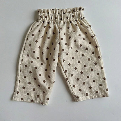 Vintage Elastics Waist Kids Pants for Toddler Boys Clothing Spring Fall Cotton Breathable Kids Pockets Trousers Baby Stuff