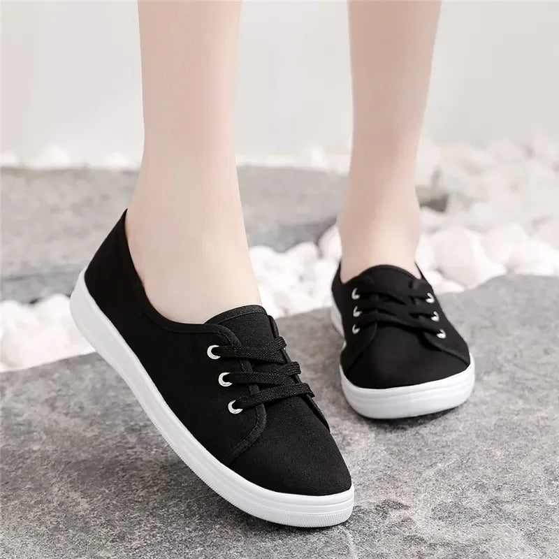 Buy Lady Classic Canvas Shoes | Round Toe