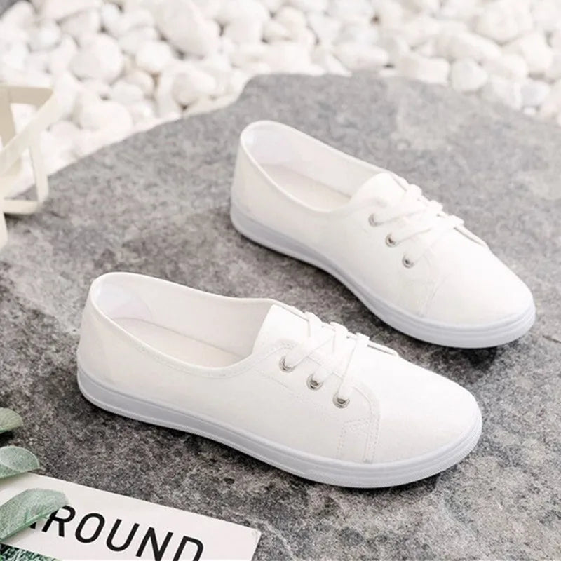 Buy Lady Classic Canvas Shoes | Round Toe