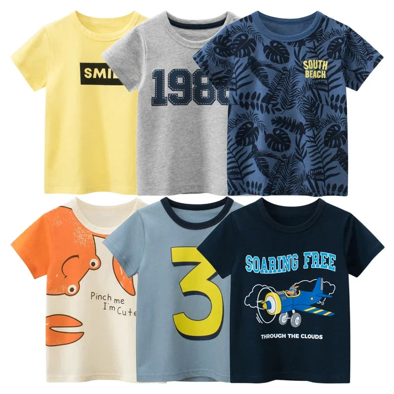 Buy Summer Children's Letter Print T-shirt