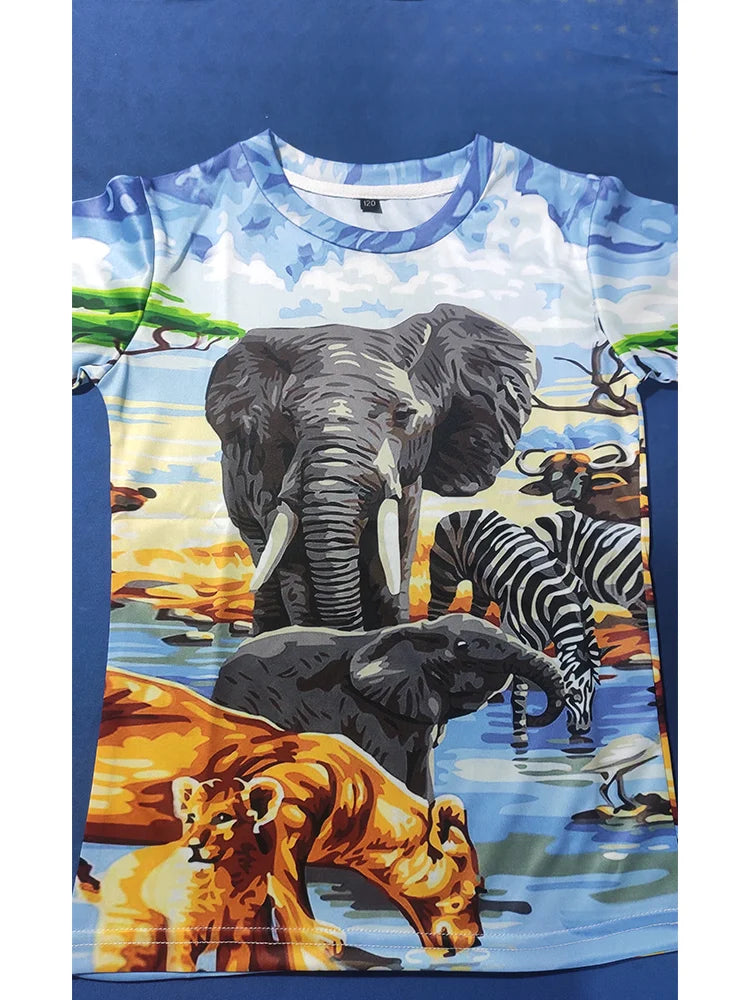 Dinosaur T-Shirts for Boys & Girls - Summer Tops