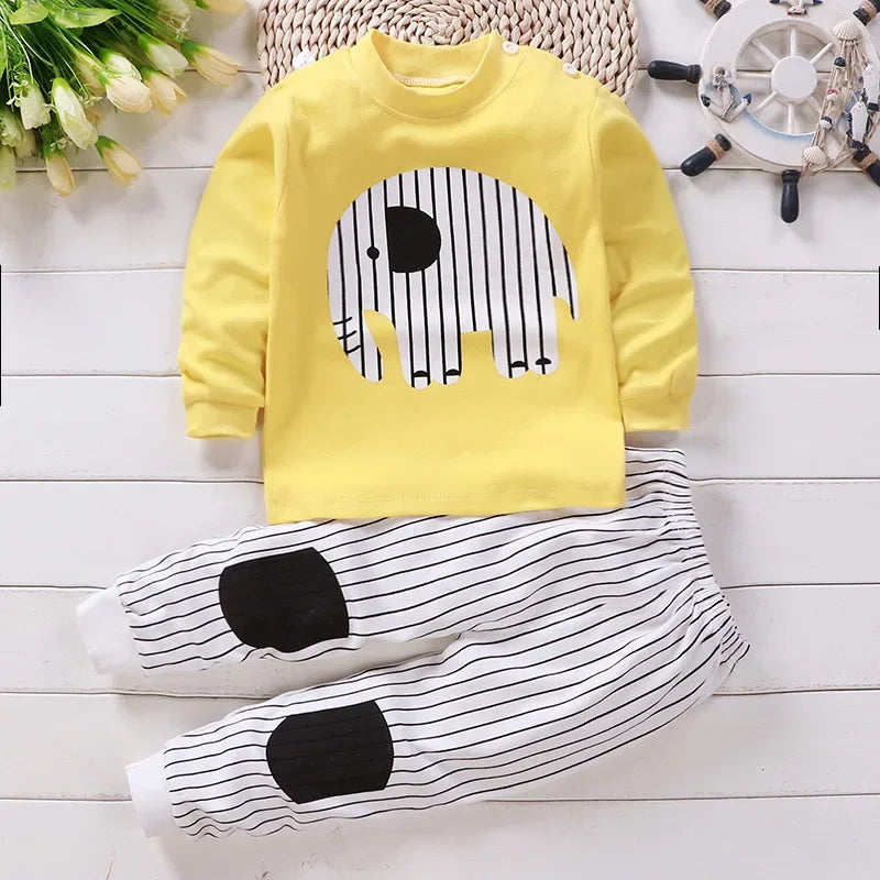 Kids Cotton Clothing Sets | Autumn Winter