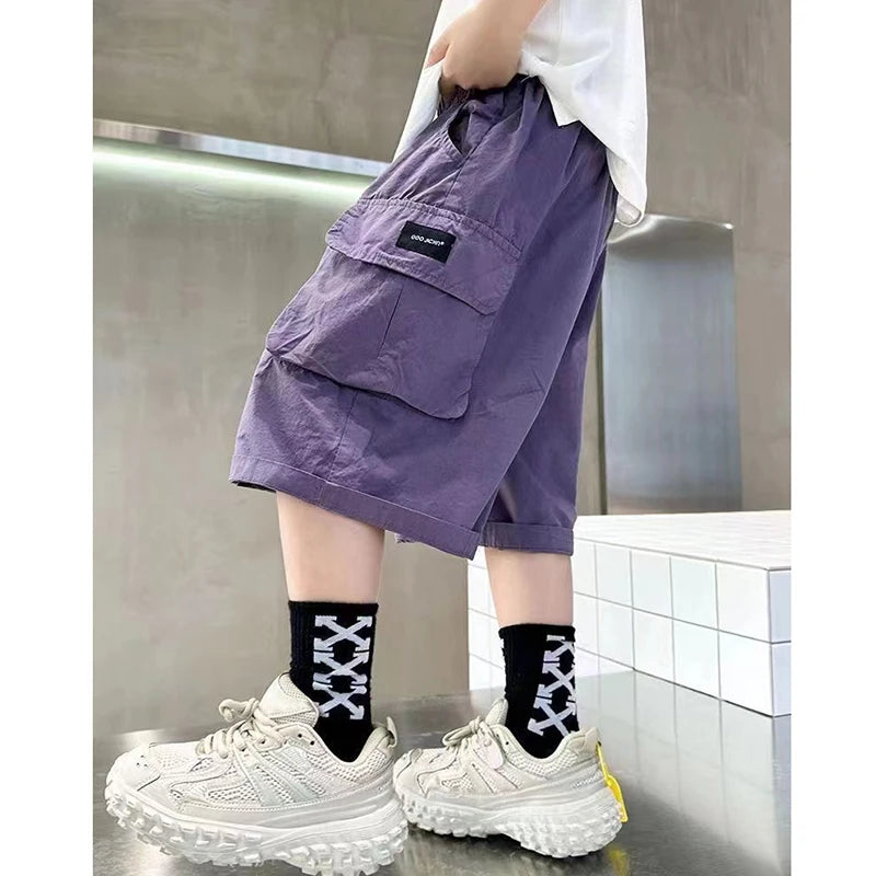 Trendy Teenage Boys Stereoscopic Pocket Pants