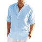 Explore Men's Linen Long Sleeve T-Shirt