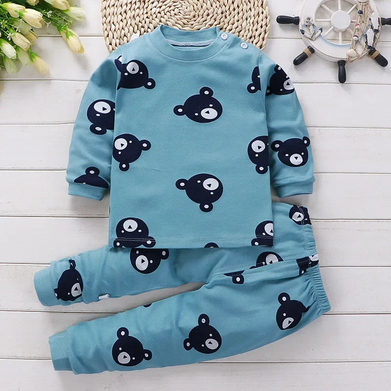 Kids Cotton Clothing Sets | Autumn Winter