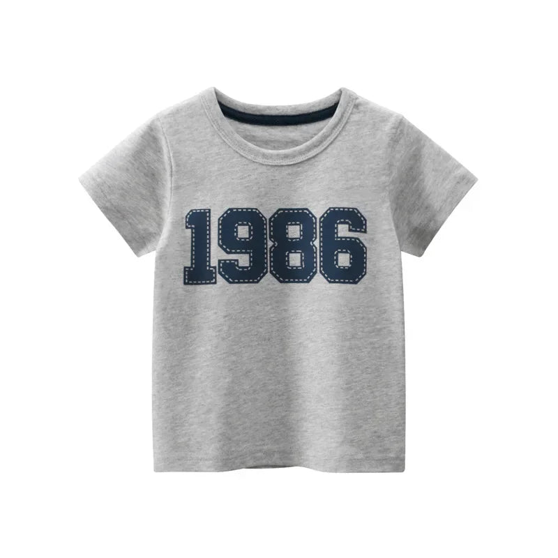 Buy Summer Children's Letter Print T-shirt