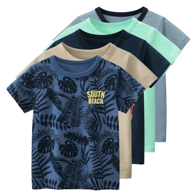 Buy Summer Children's Letter Print T-shirt