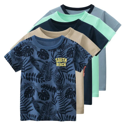 Buy Summer Children's Letter Print T-shirt