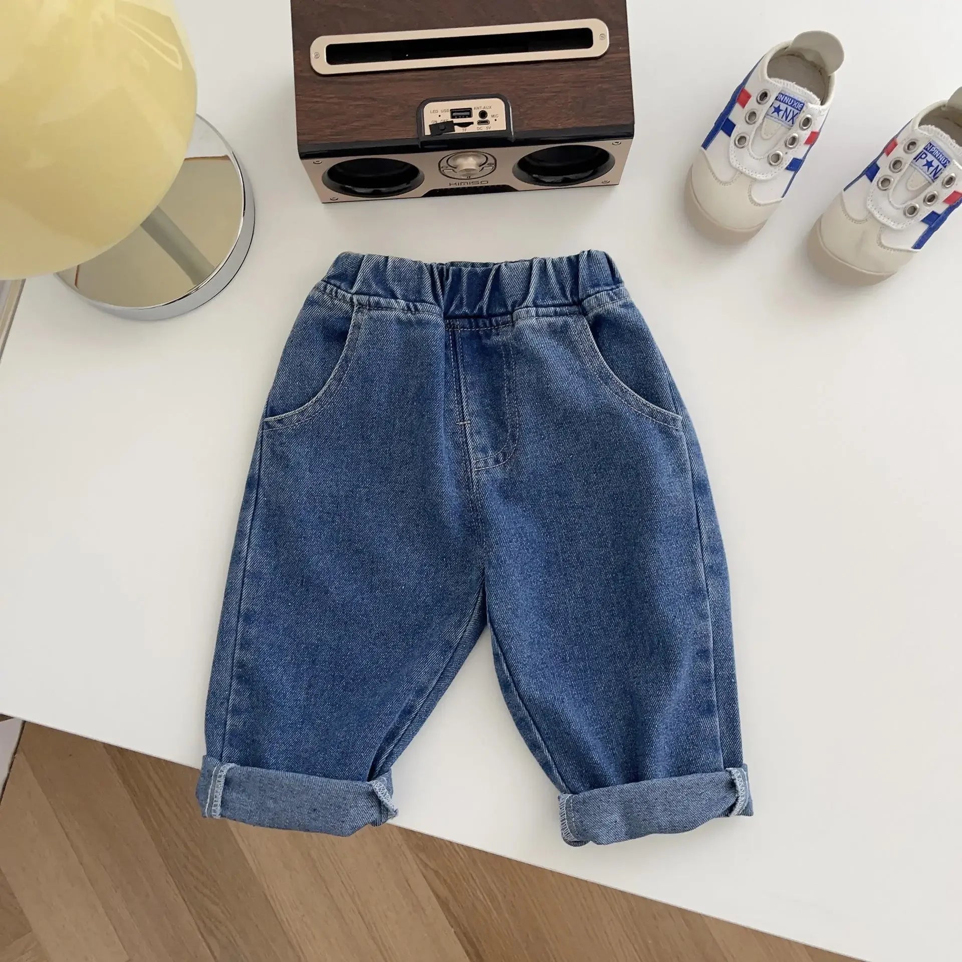 Child fashion | Baby Boys Solid Color Denim Pants