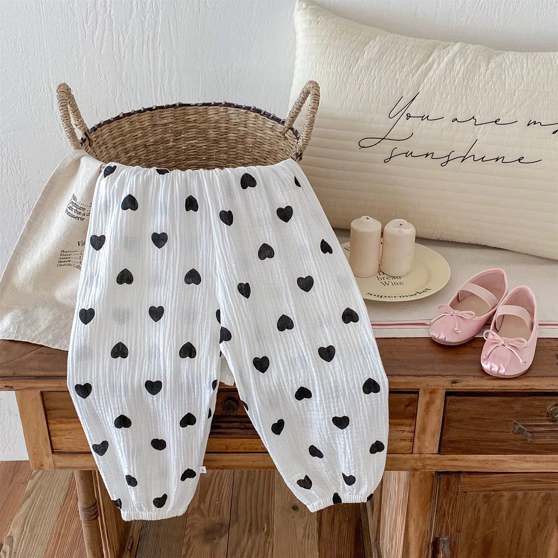 Baby Cotton Pants: Casual Harem Pants