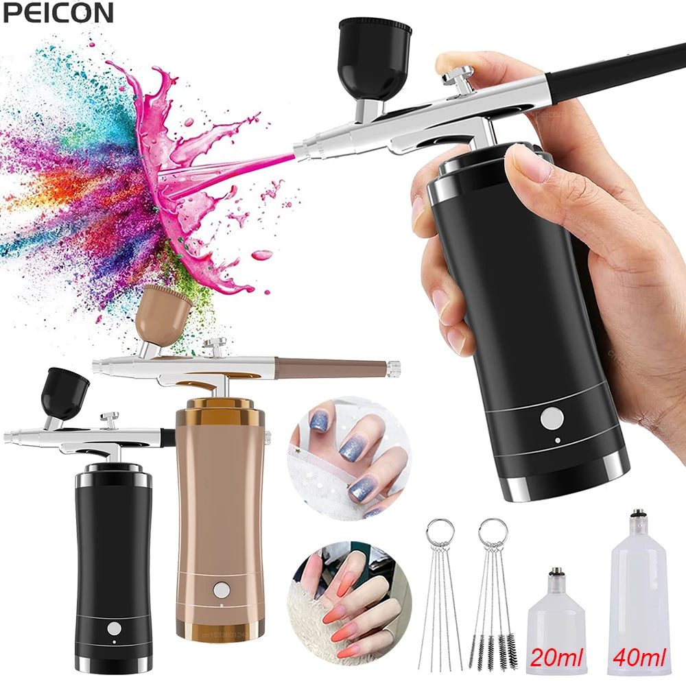 Shop Portable Airbrush Nail Art Compressor Kit