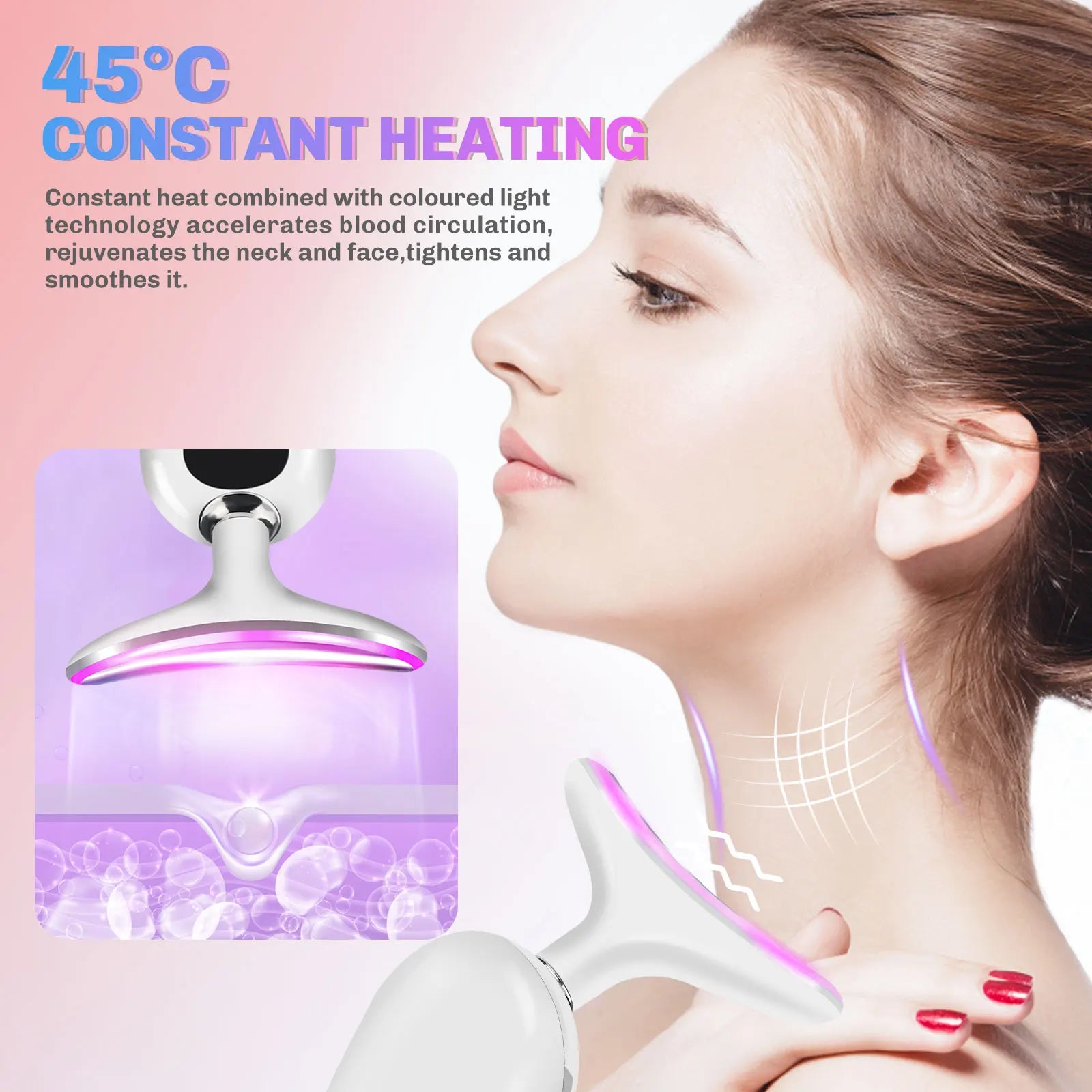 EMS Neck Face Lifting Beauty Device