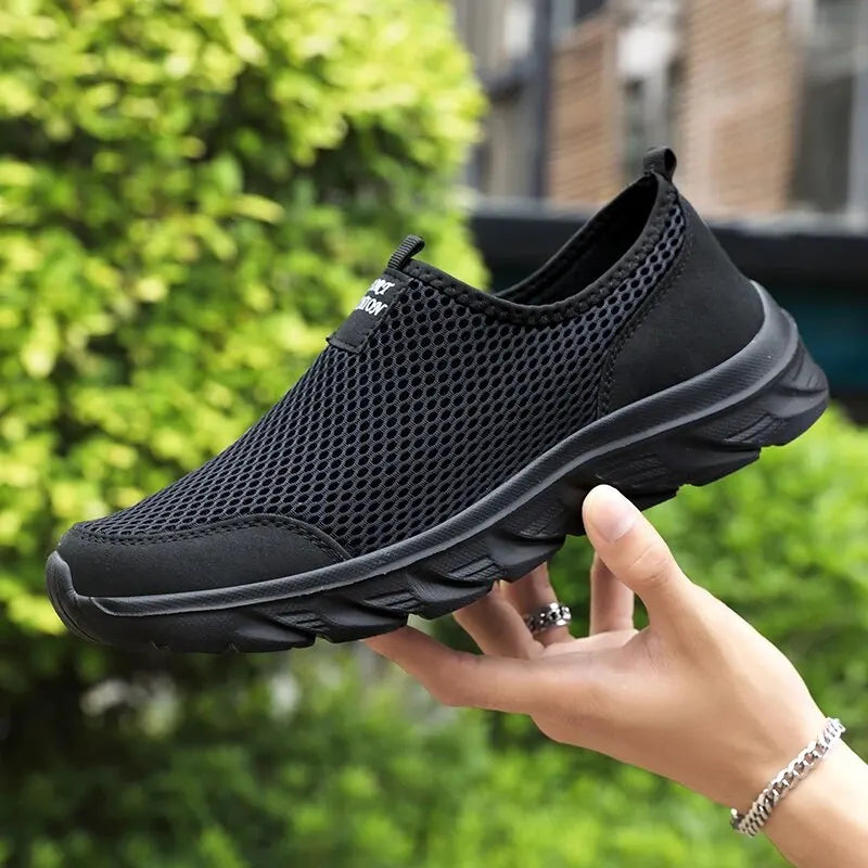 Summer Mesh Men Shoes Lightweight Sneakers Men Fashion Casual Walking Shoes Breathable Mens Loafers - Mozarto Enterprise