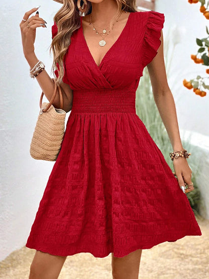 Elegant Short Dresses For Women Summer,Casual Holiday Beach Dress,Fashion Summer Dresses 2024,Summer Clothes Women 2024 - Mozarto Enterprise