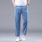 Summer Men's Straight Casual Thin Jeans