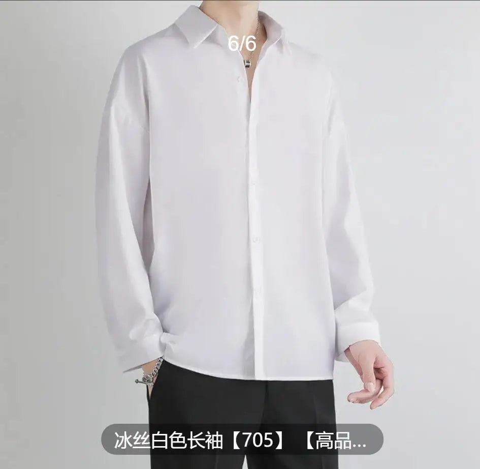 Shop Premium Men’s Ice Silk Shirt