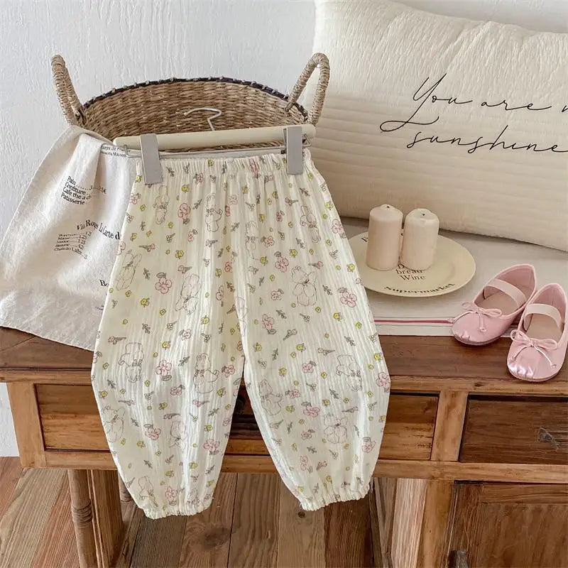 Baby Cotton Pants: Casual Harem Pants