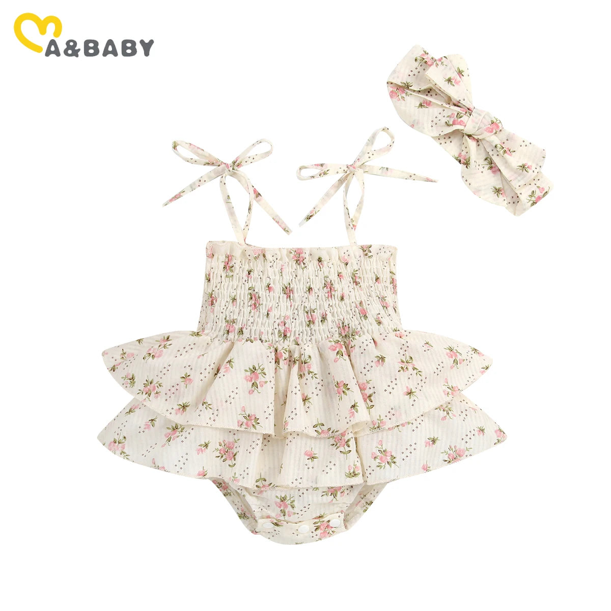 Buy Baby Girl Romper | Floral Print Sunsuit