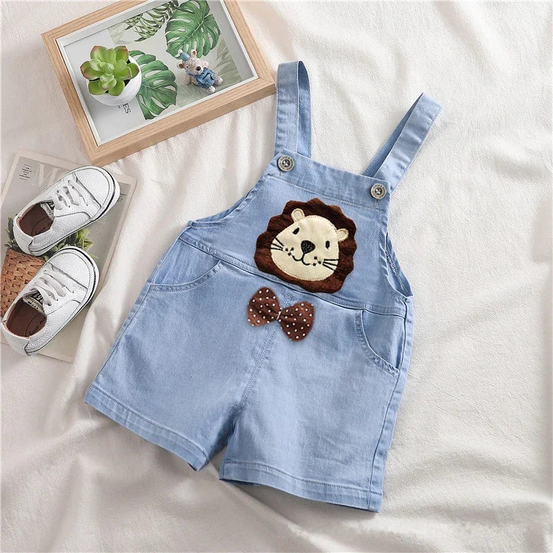 Baby Boys Jumper Pants | Denim Shorts