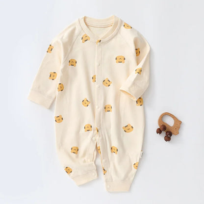 Cartoon Bear Printed Romper for Boys and Girls