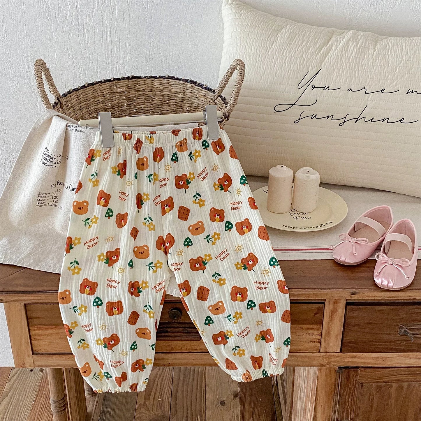 Baby Cotton Pants: Casual Harem Pants