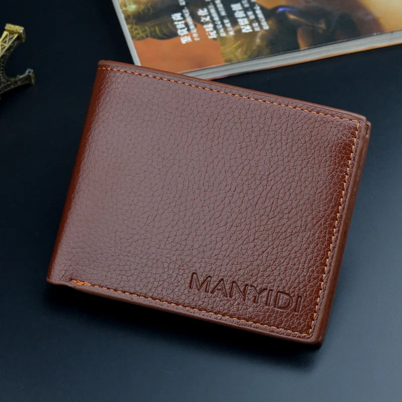 Explore Retro Lychee Pattern Men's Wallet