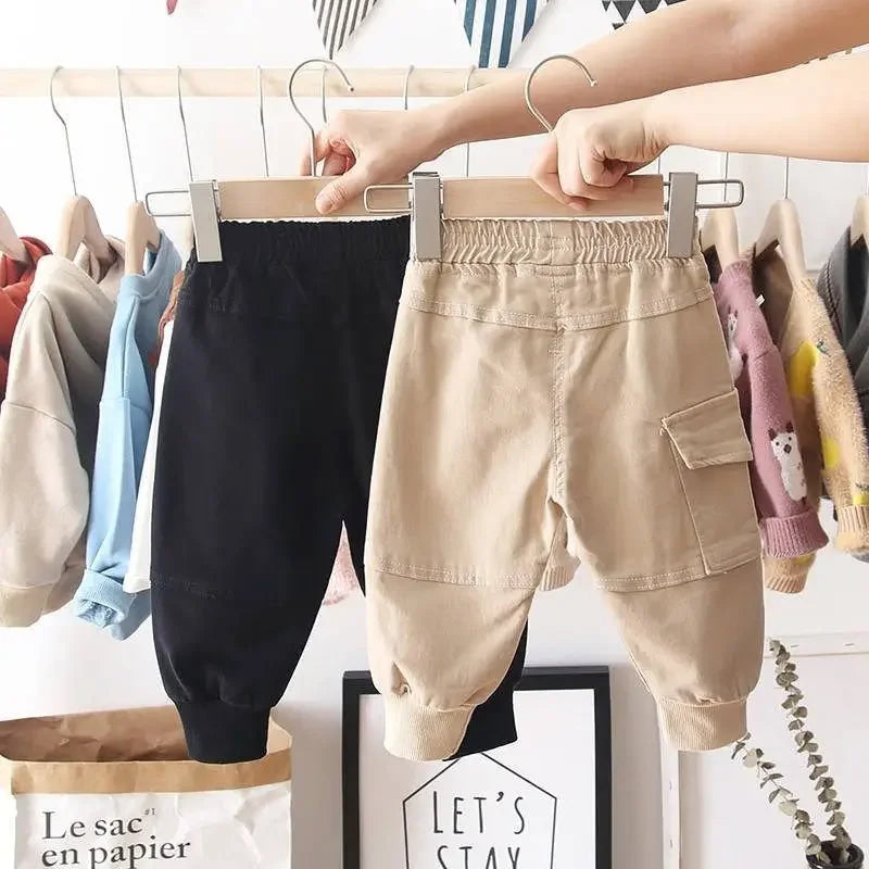 New Cotton Cargo Pants for Boys 2-6 Years