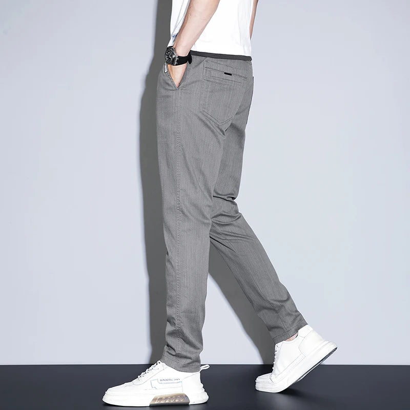  New Men's Slim Fit Straight-Leg Pants