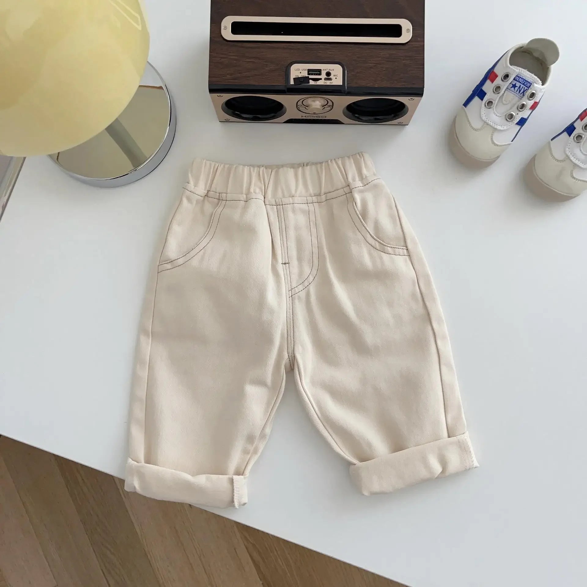 Child fashion | Baby Boys Solid Color Denim Pants