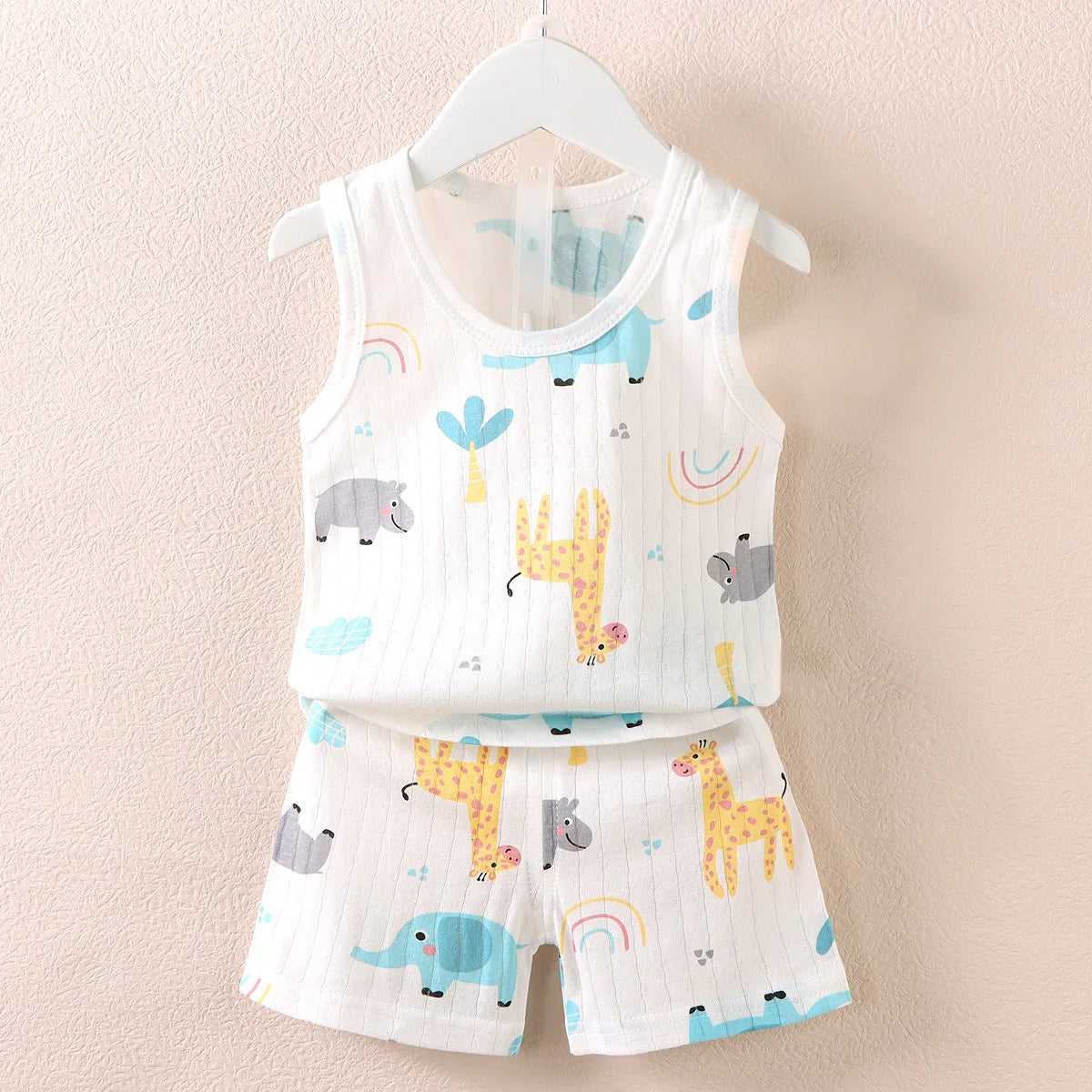 Shop Baby Cotton Print Clothing Set