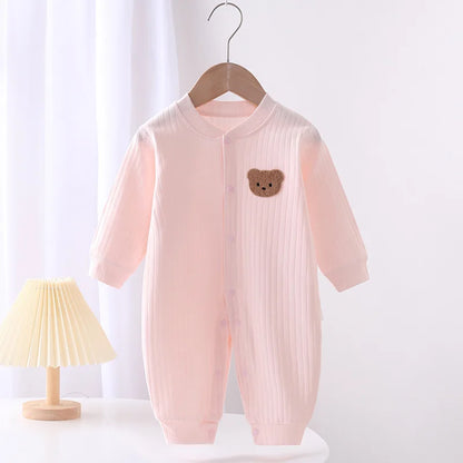 Shop Autumn Baby Romper Bear Jumpsuit 