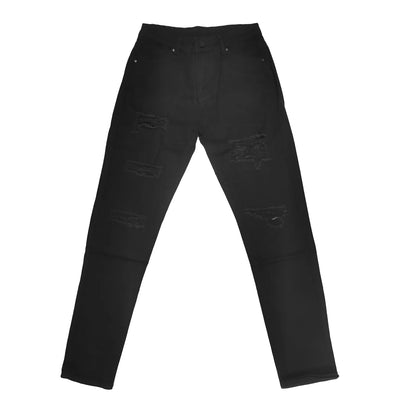 Women's Jeans Black Stretch Slim Skinny Pencil Denim Trousers Fashion Versatile High Waist Casual Denim Trousers Baggy Jeans - Mozarto Enterprise