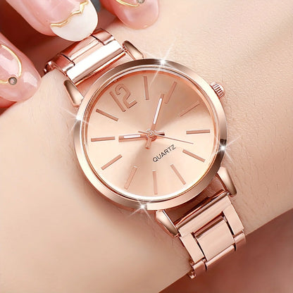 Stylish 3pcs Women's Quartz Watch Set