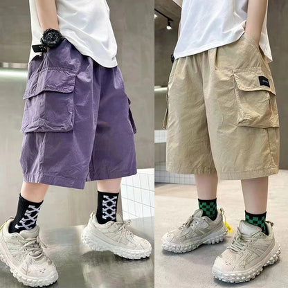 Trendy Teenage Boys Stereoscopic Pocket Pants