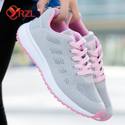 YRZL Women's Sneakers 2024 New Fashion Breathable Trainers Comfortable Sneakers Men Tennis Shoes Unisex Sneakers Women Shoes