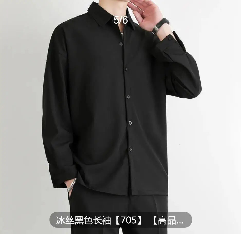 Shop Premium Men’s Ice Silk Shirt