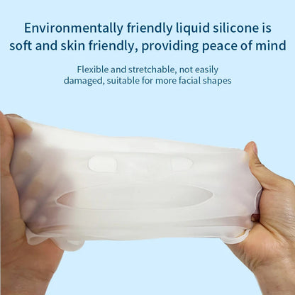 3D Silicone Mask Face Skin Care Tool