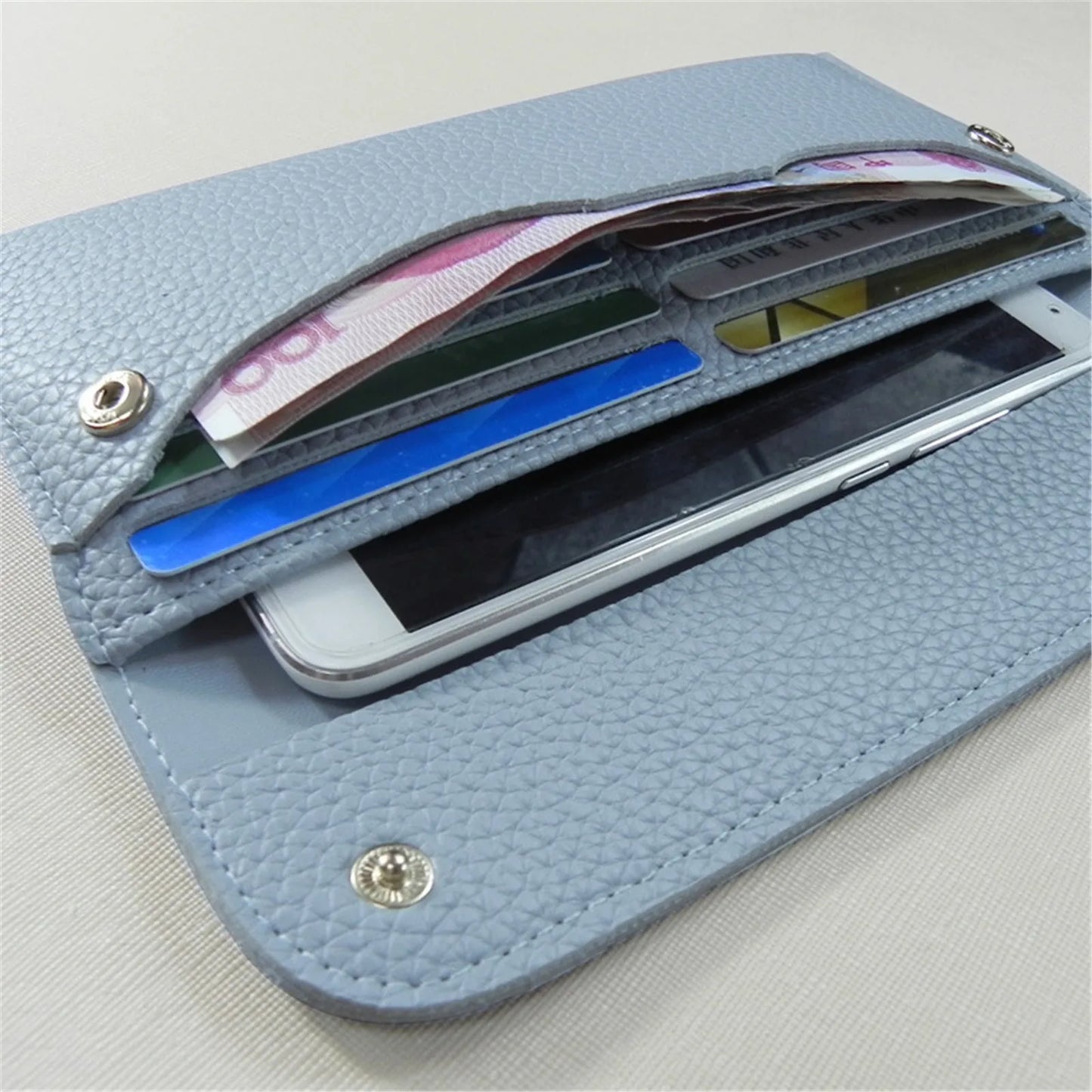 Women Wallet Ladies Long Purse Trend Slim PU Leather Multi-Card Pocket Credit Card Holder Female Hasp Clutch Money Pouch Handbag - Mozarto Enterprise