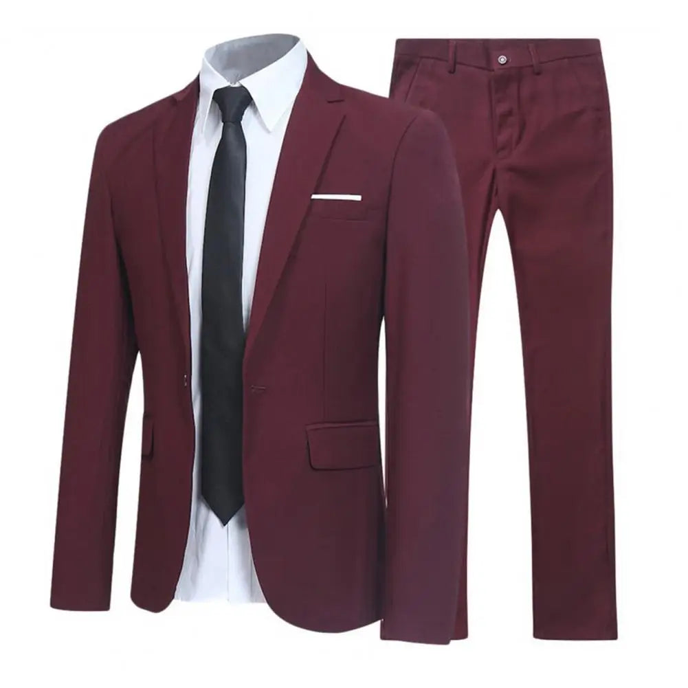 Men's Business Suit Set | Tuxedo Jacket